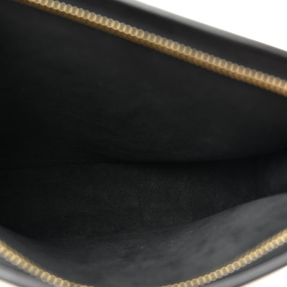 Louis Vuitton Raffia Calfskin Monogram Giant Pouch 5 of 9