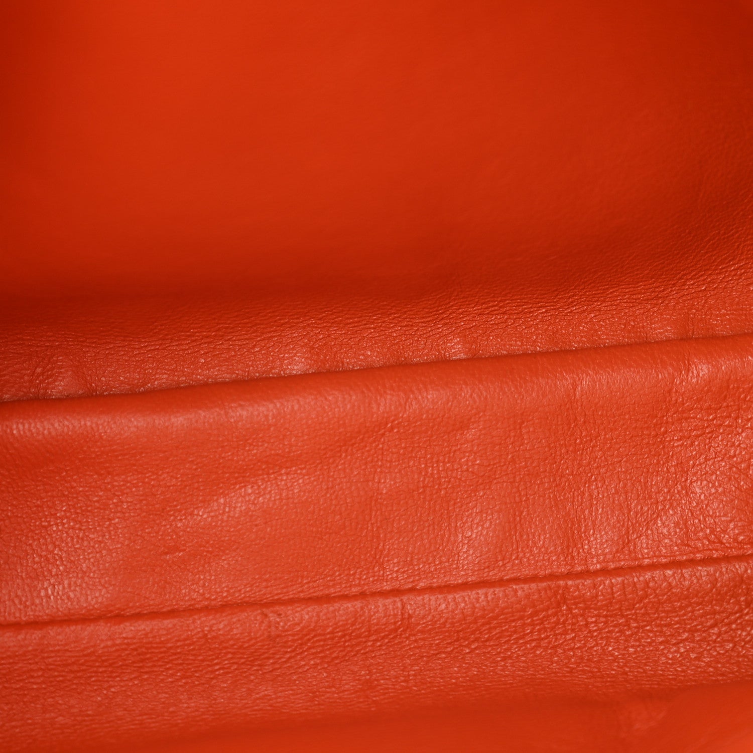 Christian Dior Lambskin Woven Lady Dior Avenue Tote Orange 6 of 14