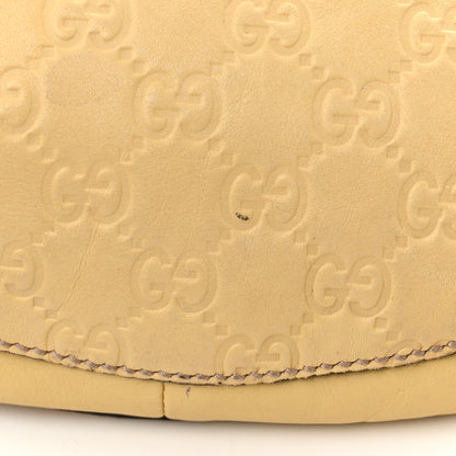 Gucci Guccissima Half Moon Hobo Yellow 12 of 13