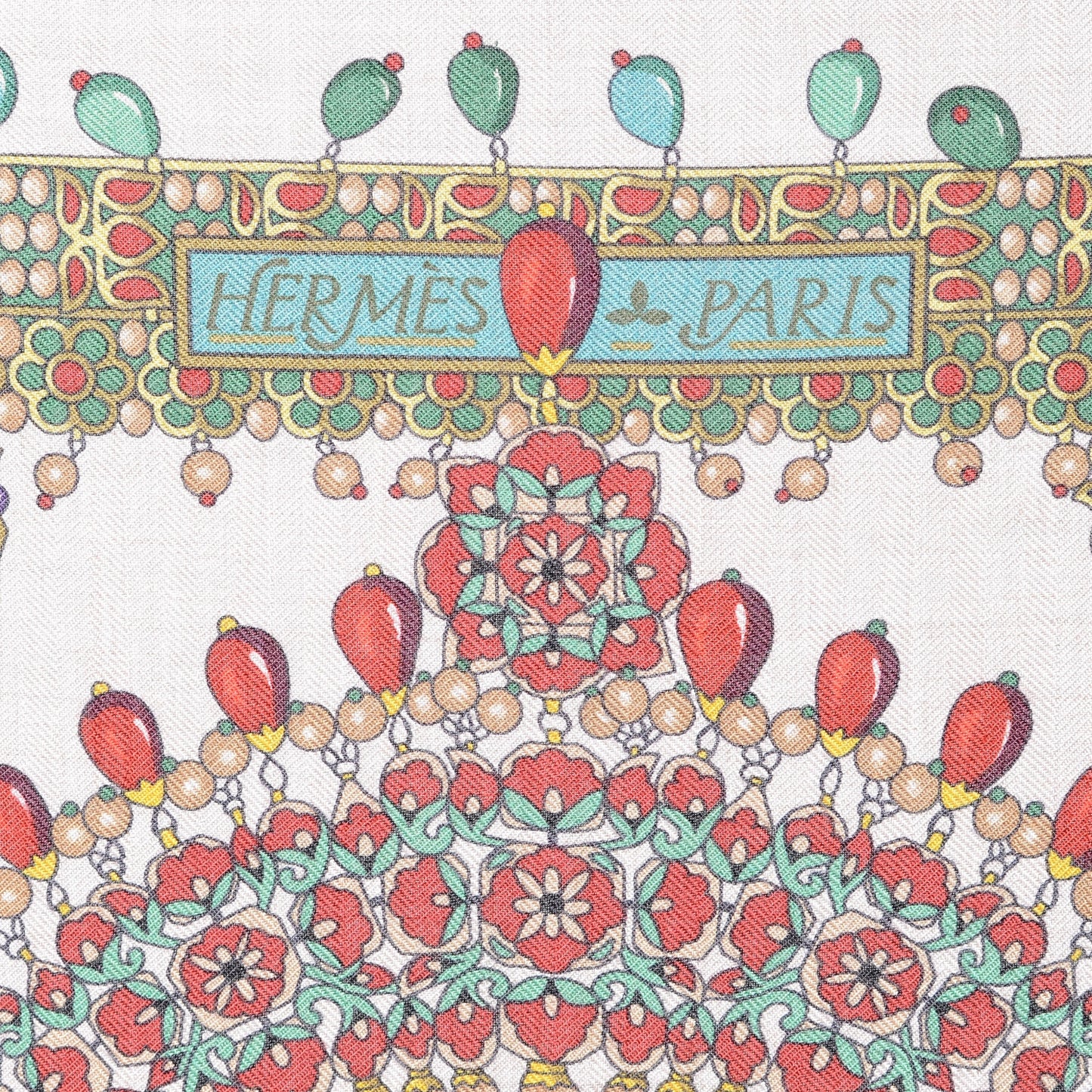Cashmere Silk Parures Des Maharajas Shawl 140