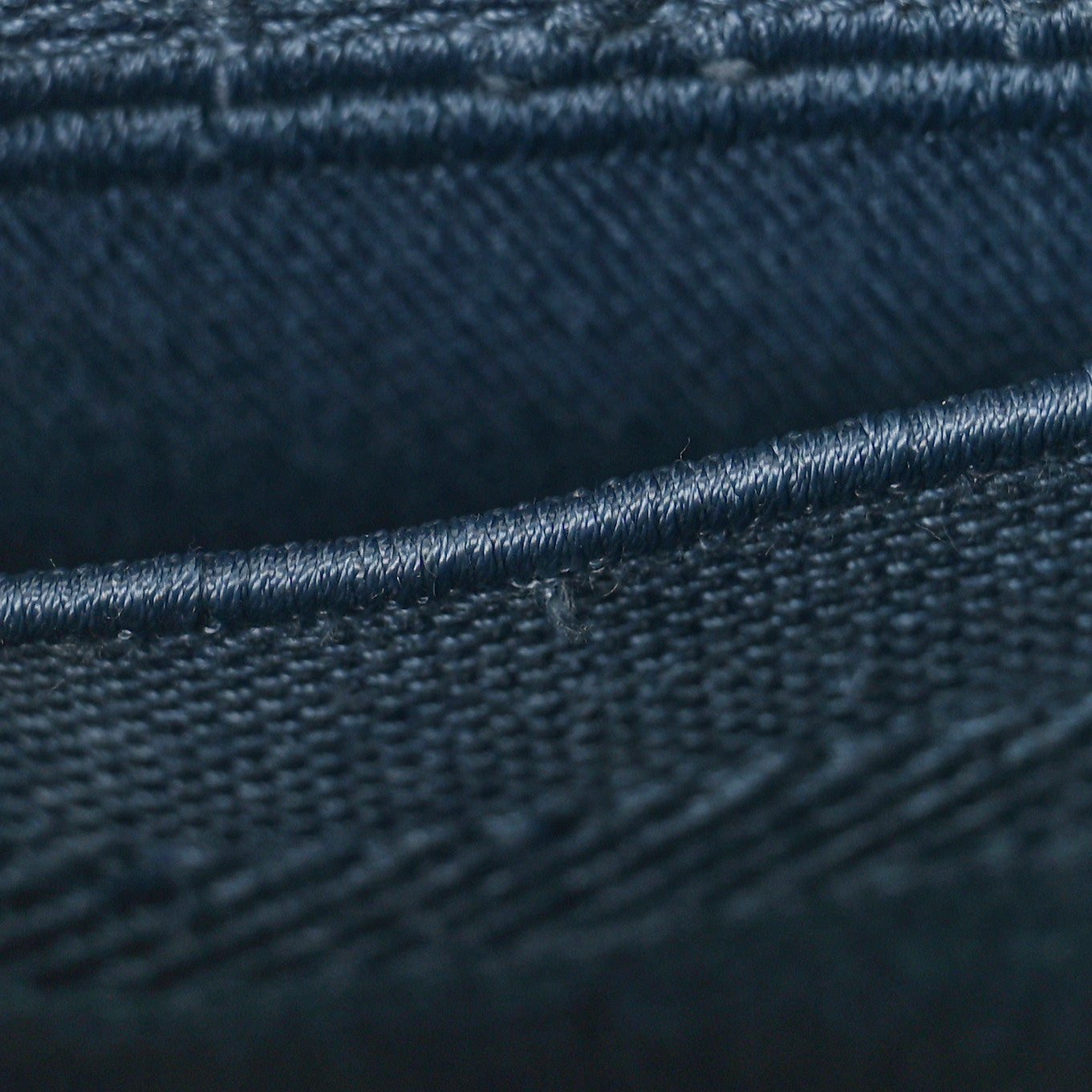 Canvas Embroidered Cannage Medium Lady D-Lite Denim Blue