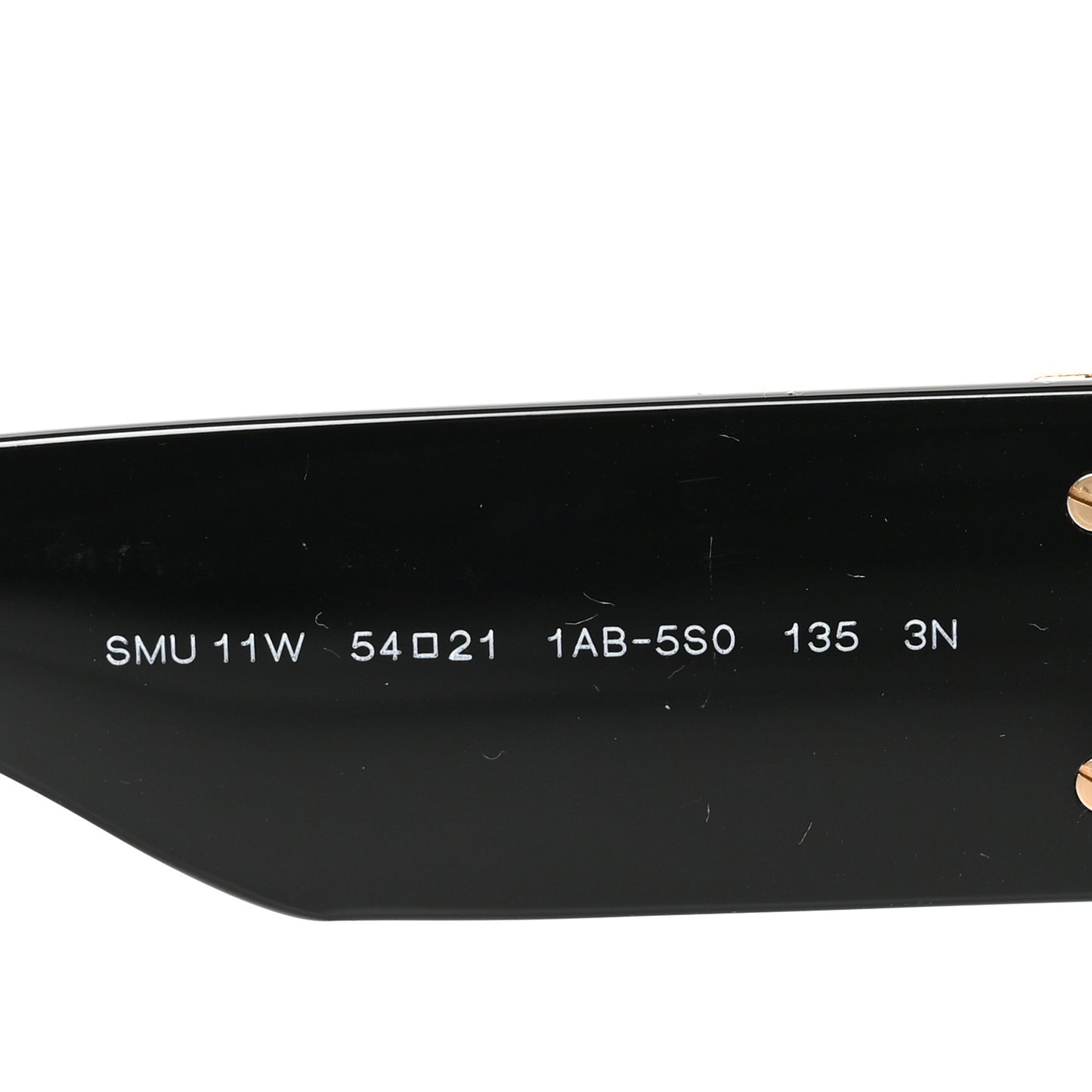 Acetate Oval Glimpse Sunglasses SMU11W Black