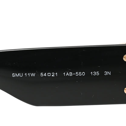 Miu Miu Acetate Oval Glimpse Sunglasses SMU11W Black 6 of 7