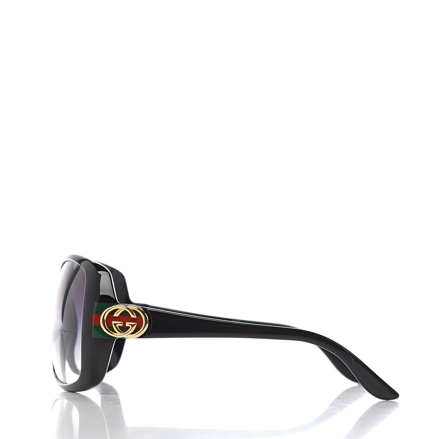 Gucci GG Web Sunglasses GG3166/S Black 3 of 7