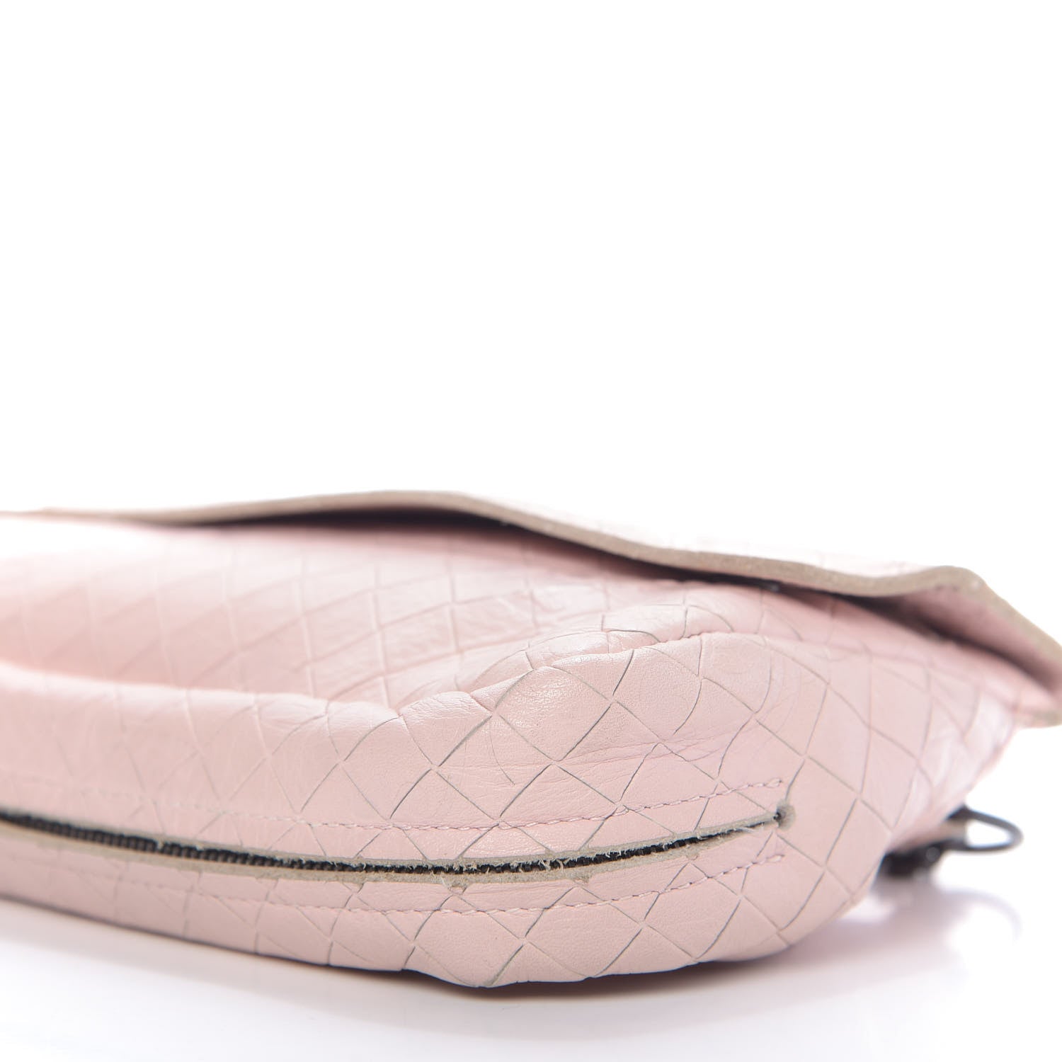 Bottega Veneta Calfskin Intrecciomirage Embossed Butterfly Small Chain Crossbody Petale 7 of 8