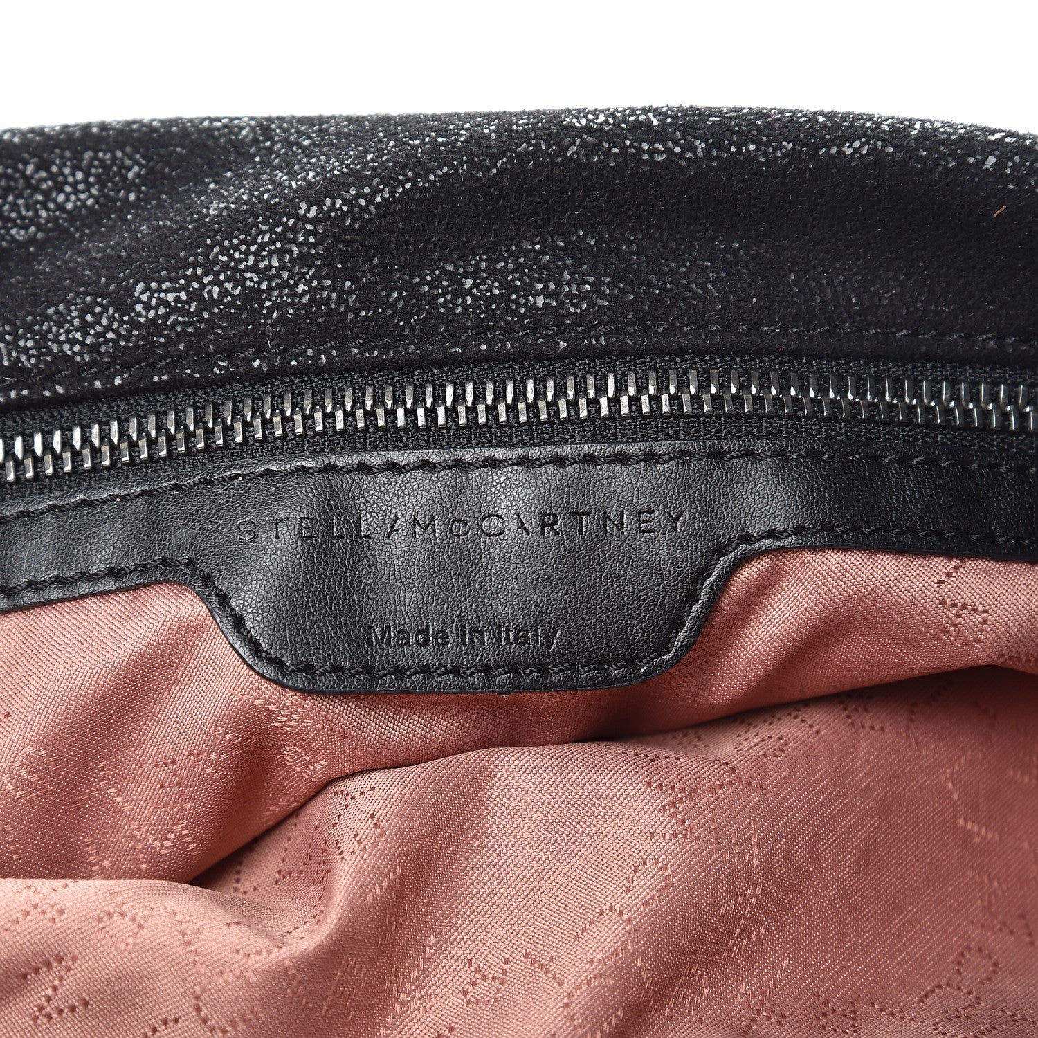 Stella McCartney Shaggy Deer Falabella Fold Over Tote Black 7 of 8