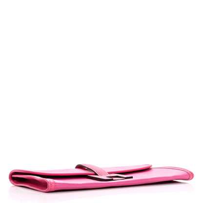Hermes Chevre Mysore Tadelakt Jige Elan 29 Clutch Rose Pourpre 4 of 11