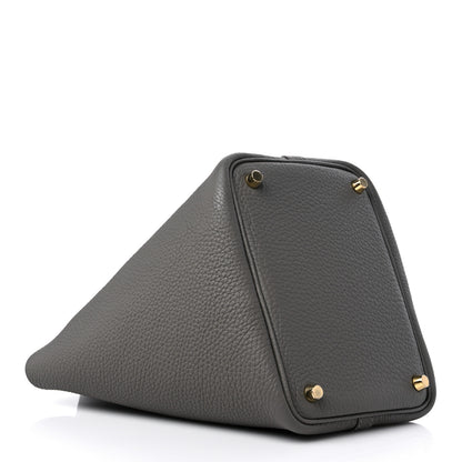 Hermes Taurillon Clemence Picotin Lock 18 PM Gris Meyer 4 of 10
