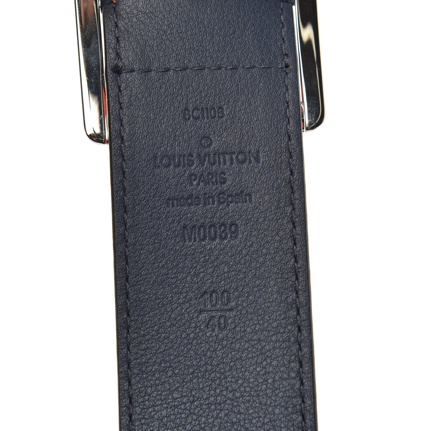 Damier Graphite 40mm Reverso Belt 100 40