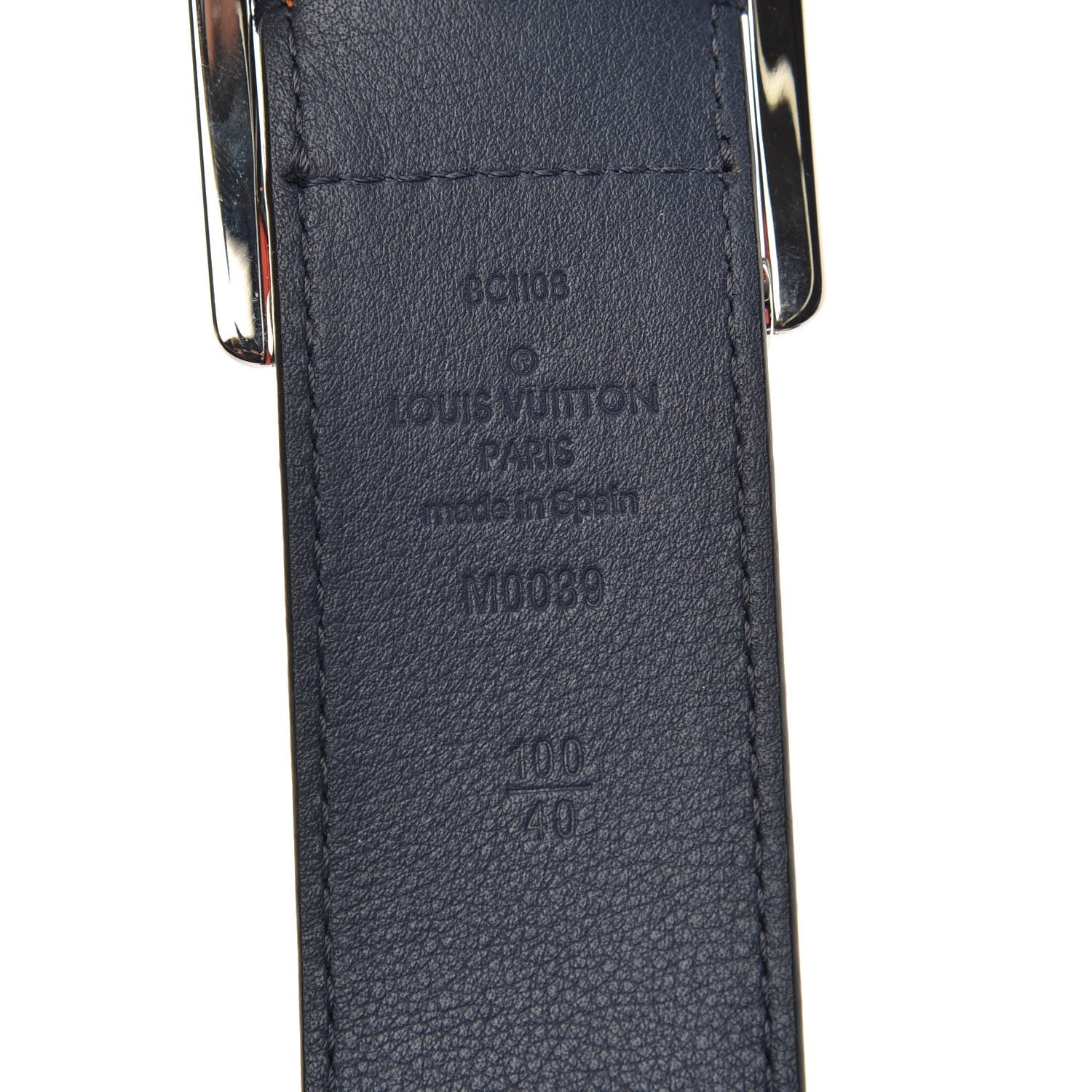 Louis Vuitton Damier Graphite 40mm Reverso Belt 100 40 4 of 5