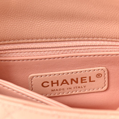 Chanel Caviar Quilted Extra Mini Coco Handle Flap Light Pink 6 of 11