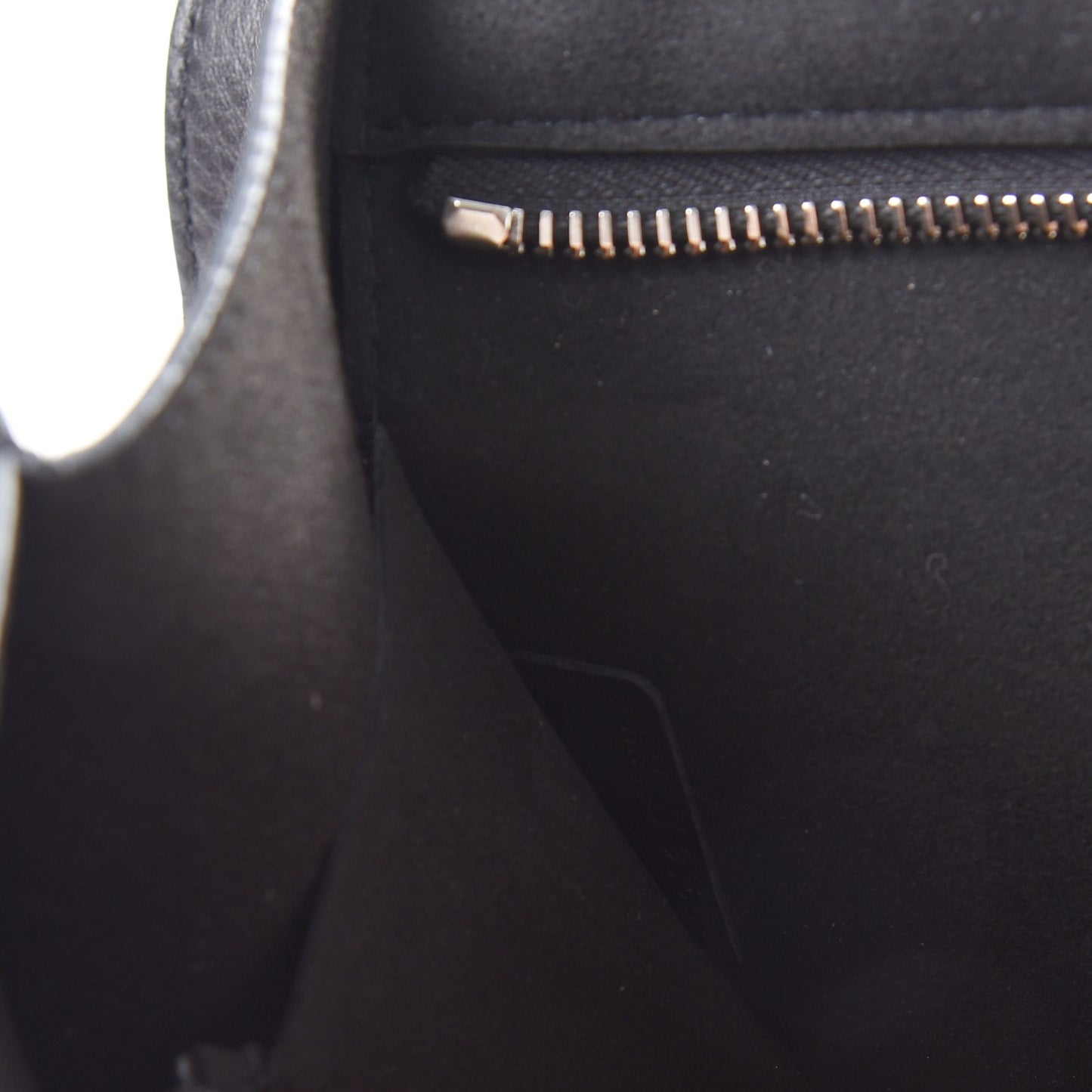 Grained Calfskin Small Shark Lock Satchel Black