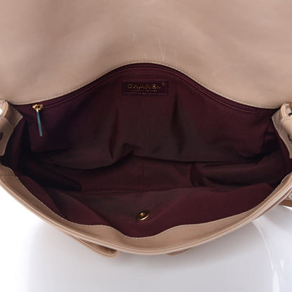 Chanel Calfskin Stitched Small Paris in Rome Messenger Beige 5 of 12