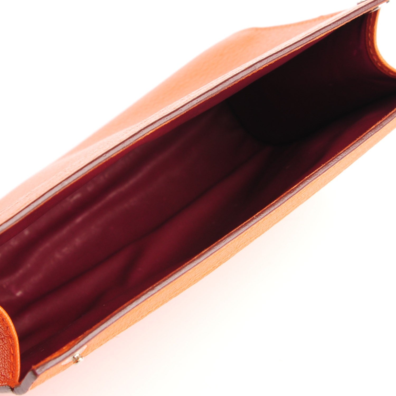 Hermes Chevre Mysore Karo GM Orange 6 of 10