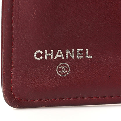 Chanel Caviar Timeless CC Yen Wallet Burgundy 6 of 15