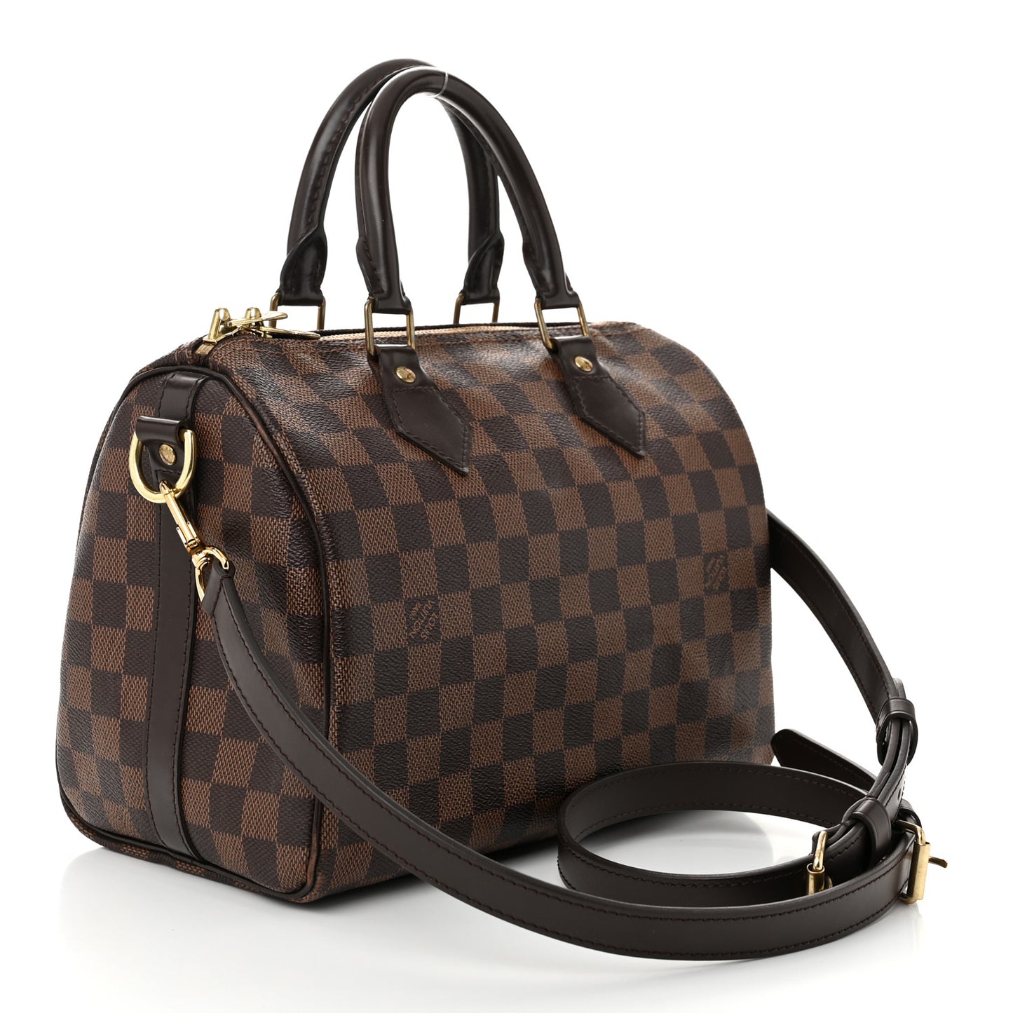 Damier Ebene Speedy Bandouliere 25