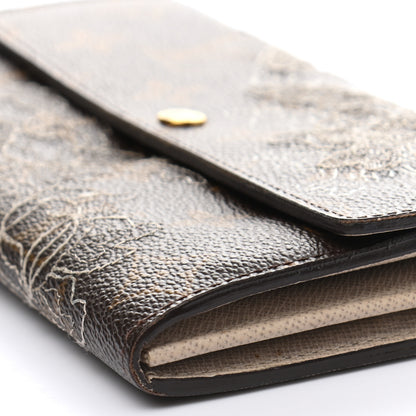 Louis Vuitton Monogram Dentelle Sarah Wallet Silver 15 of 16