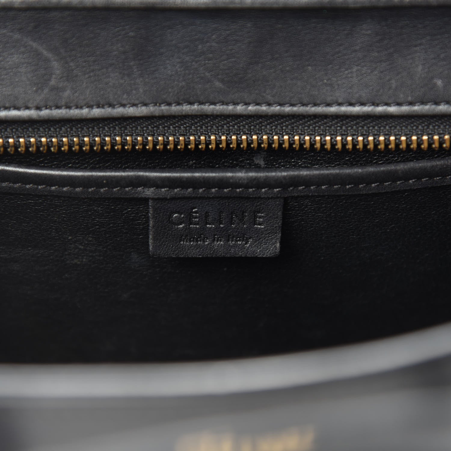 Celine Satin Calfskin Nano Tri-Color Luggage Dark Grey 18 of 20