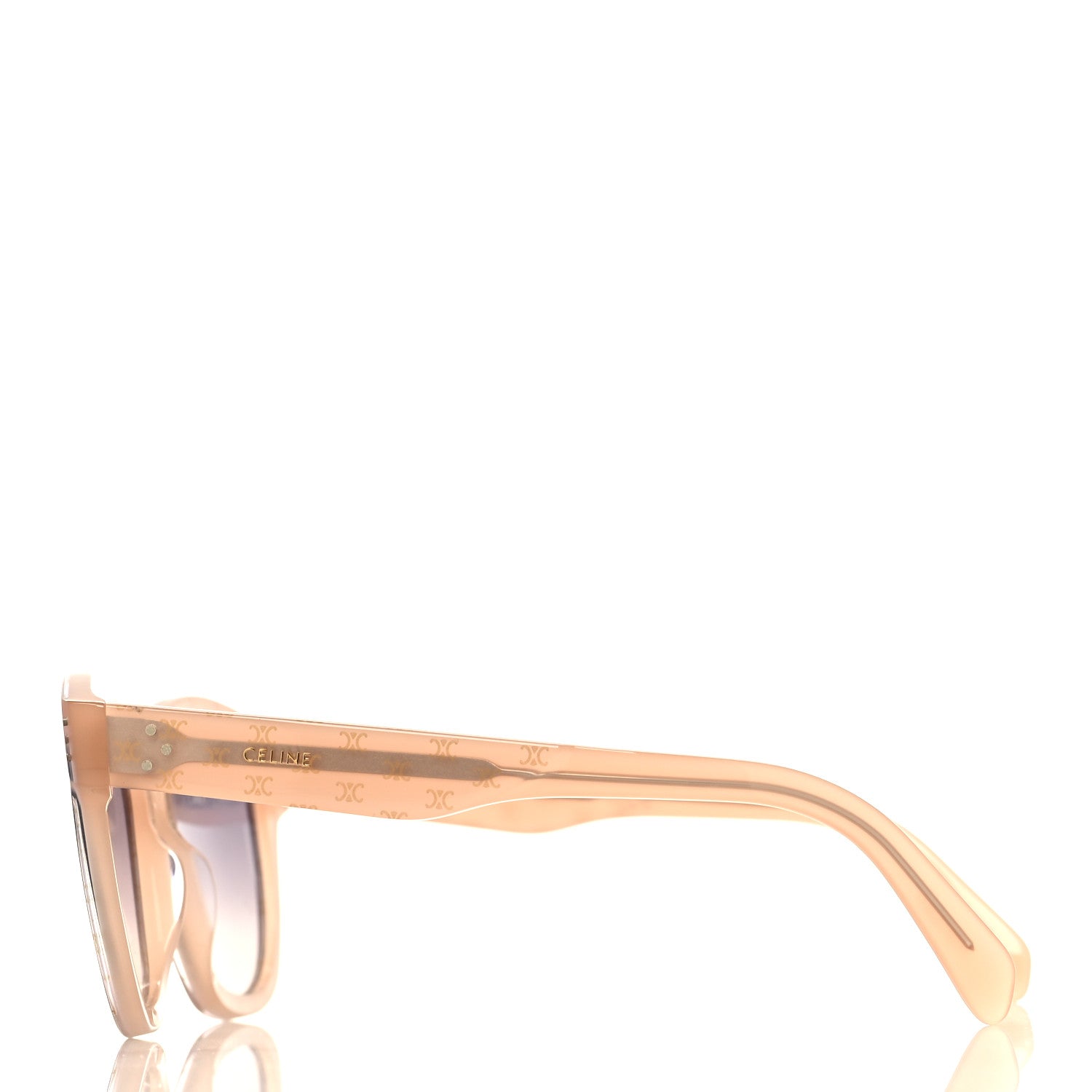 Celine Acetate Triomphe CL 40167I Sunglasses Beige 3 of 6