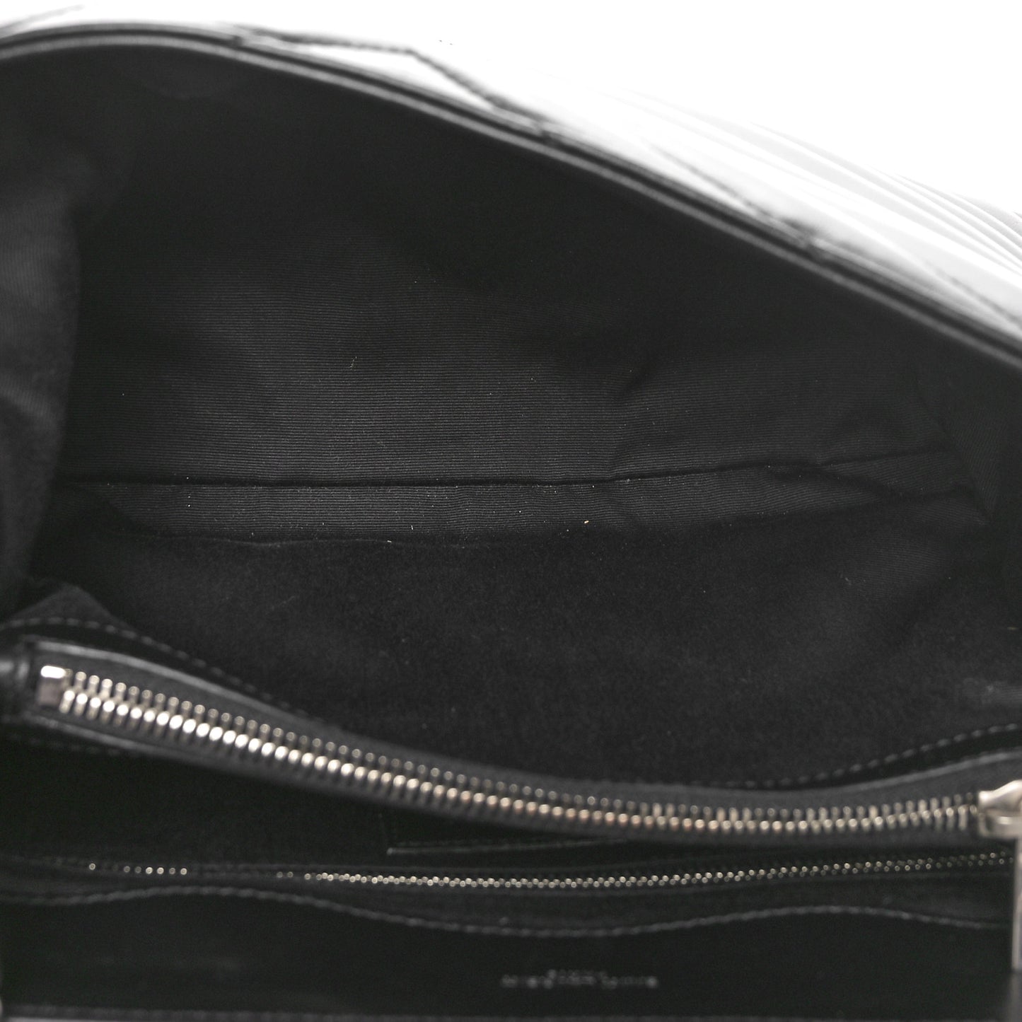 Calfskin Y Quilted Monogram Medium Loulou Chain Satchel Black