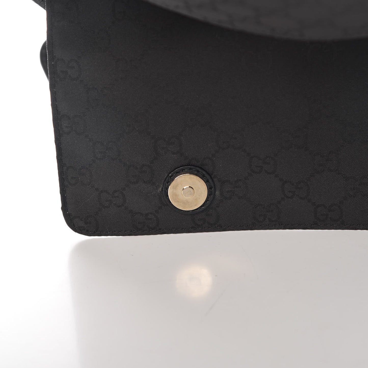 Nylon Monogram Messenger Bag Black