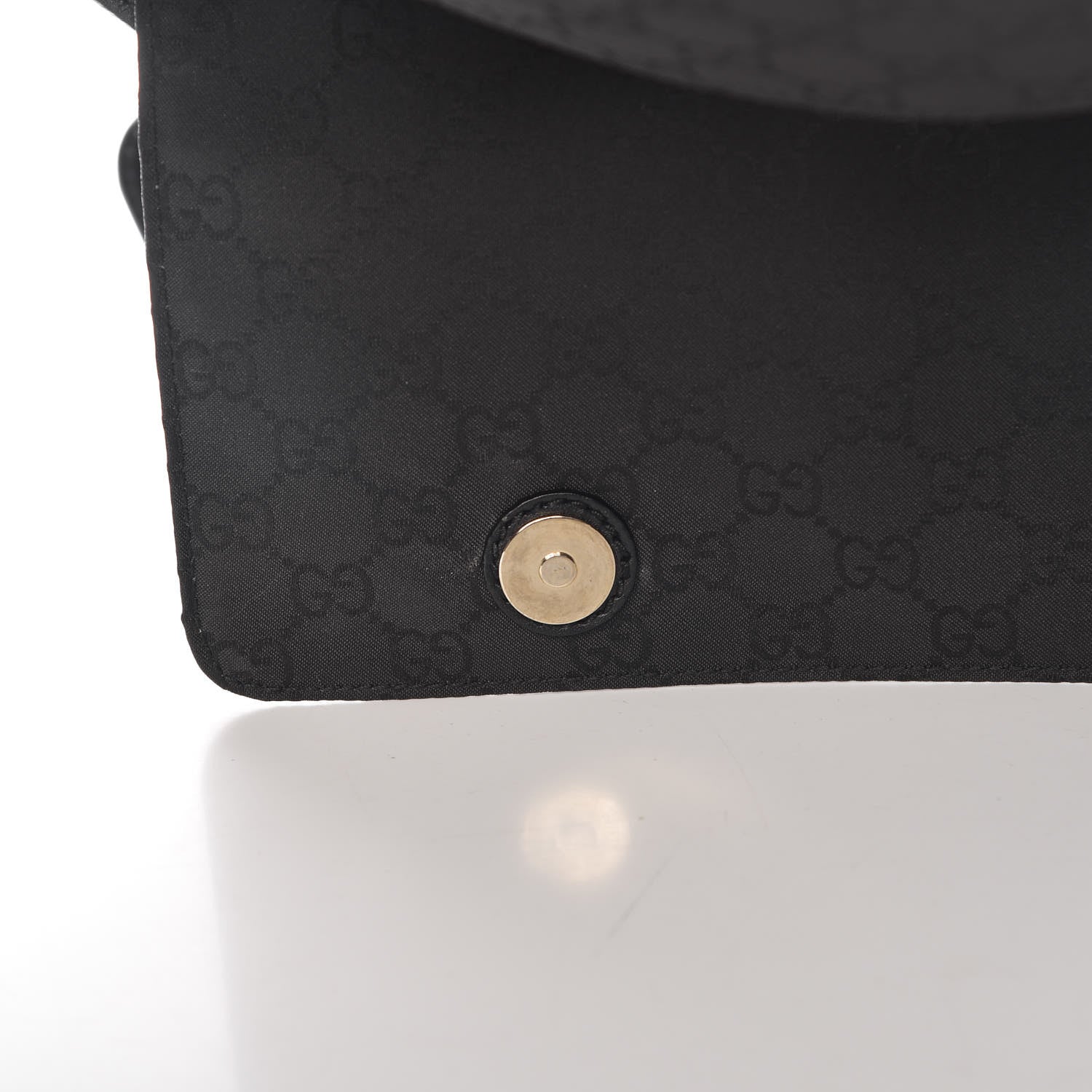 Gucci Nylon Monogram Messenger Bag Black 8 of 13