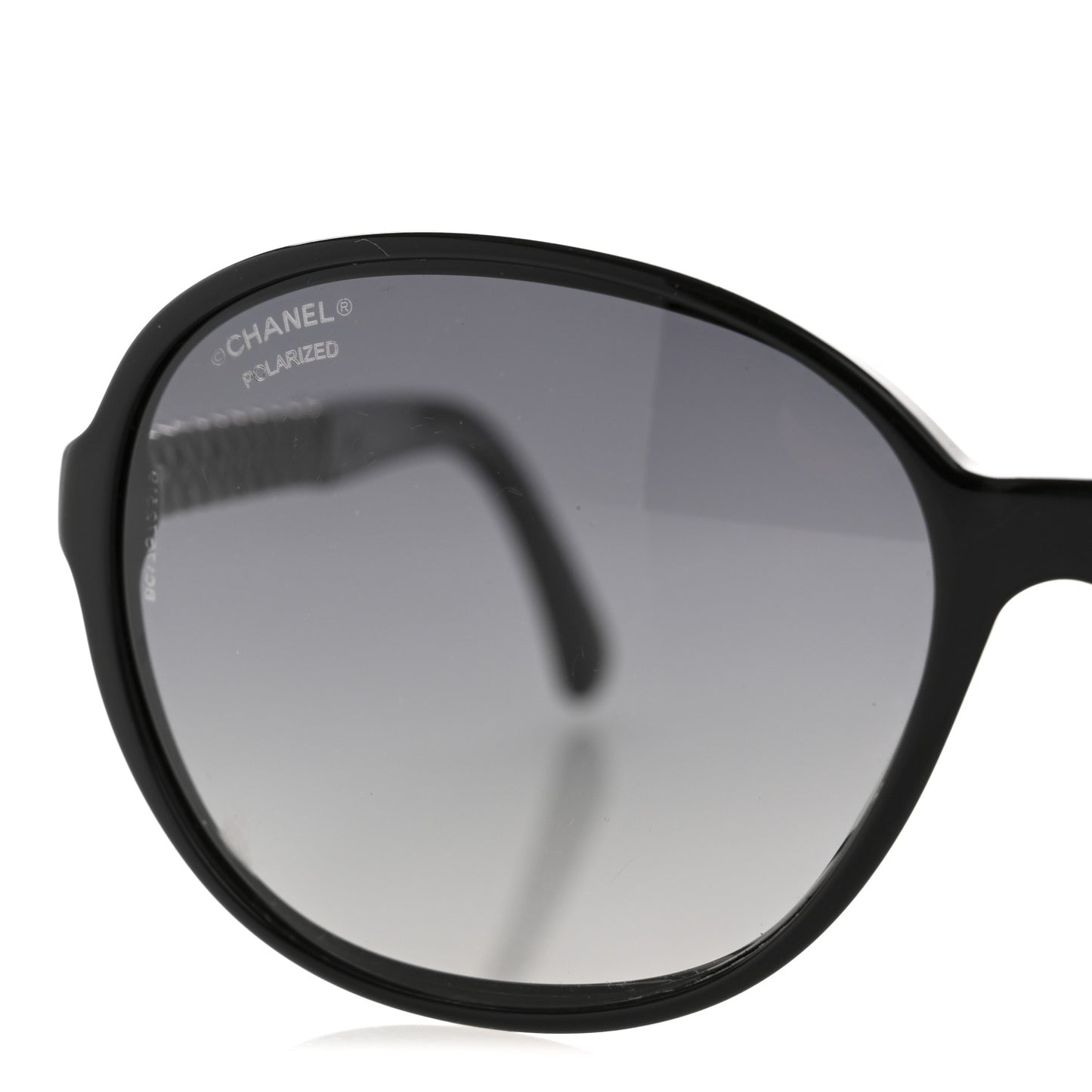 Acetate Chain Sunglasses 5304-A Black