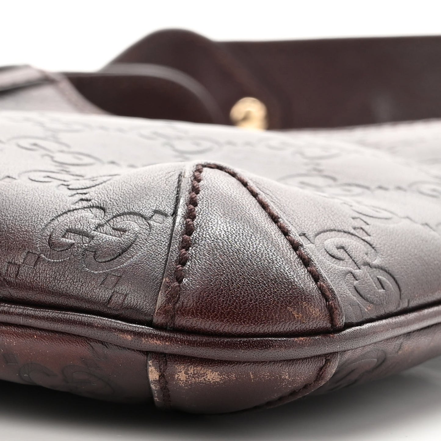 Guccissima Creole Hobo Chocolate