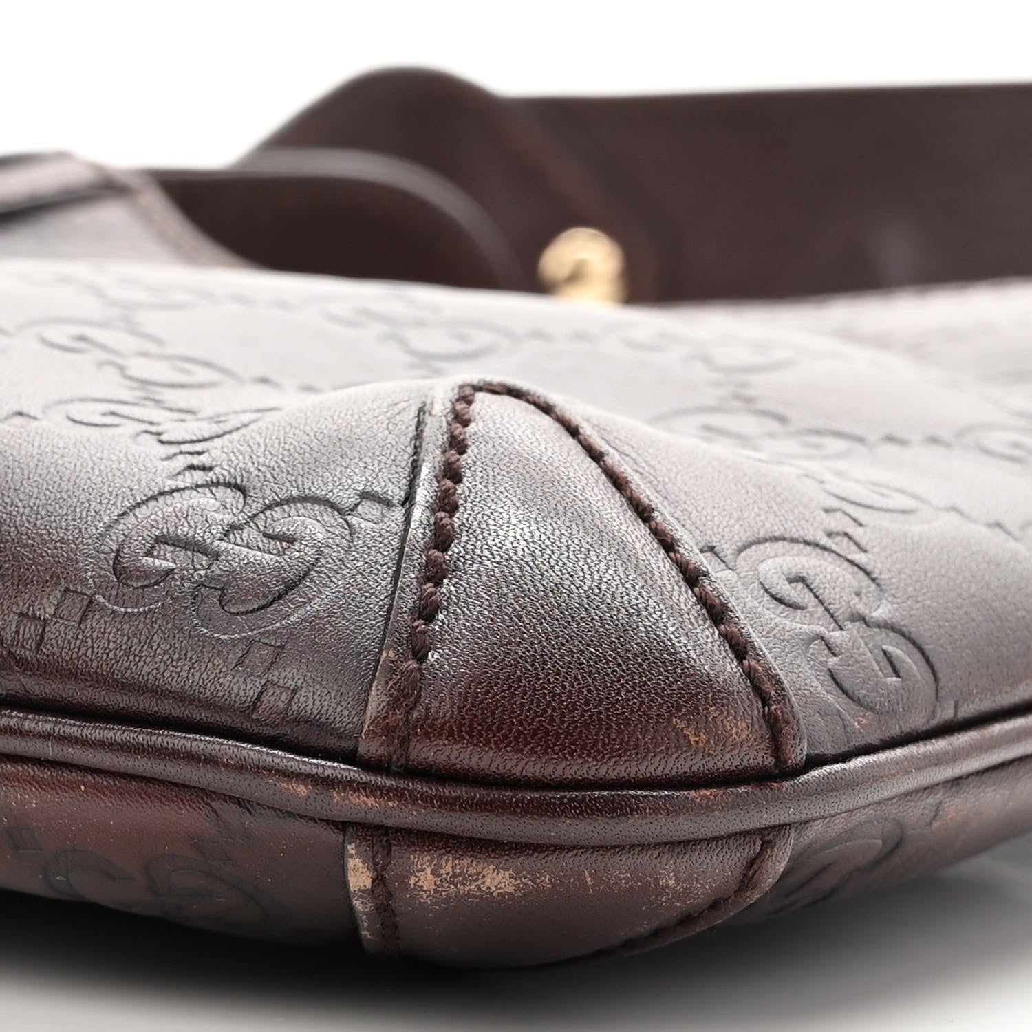 Gucci Guccissima Creole Hobo Chocolate 9 of 9