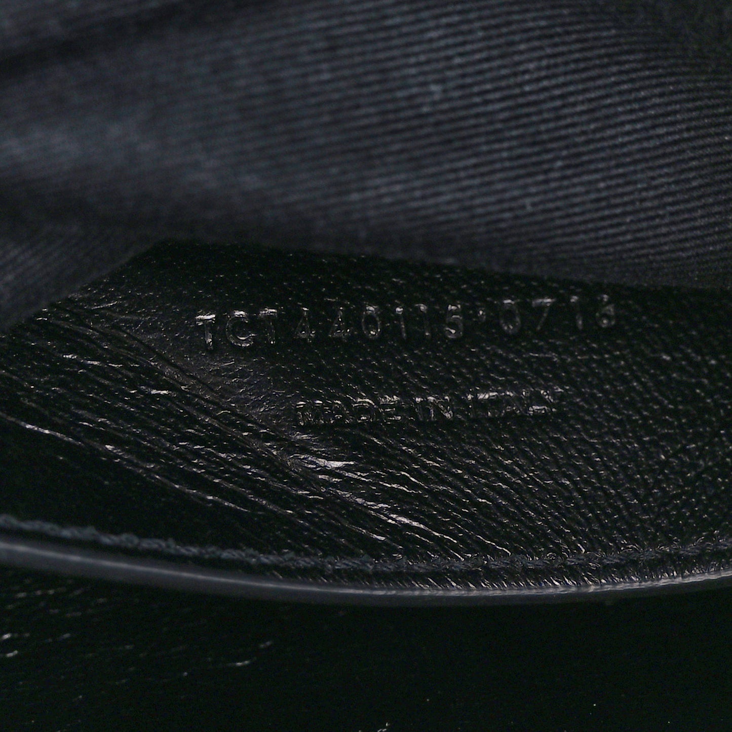 Suede Mixed Matelasse Tri-Quilt Large Monogram Envelope Satchel Navy Blue