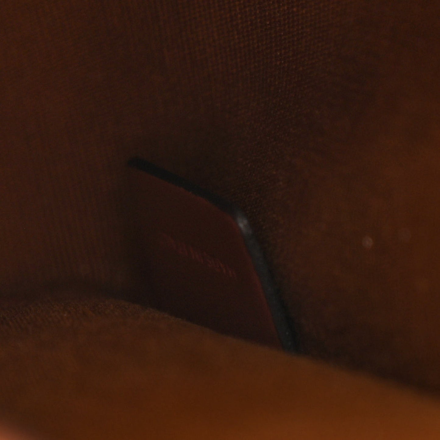 Triomphe Canvas Calfskin Mini Vertical Cabas Tan