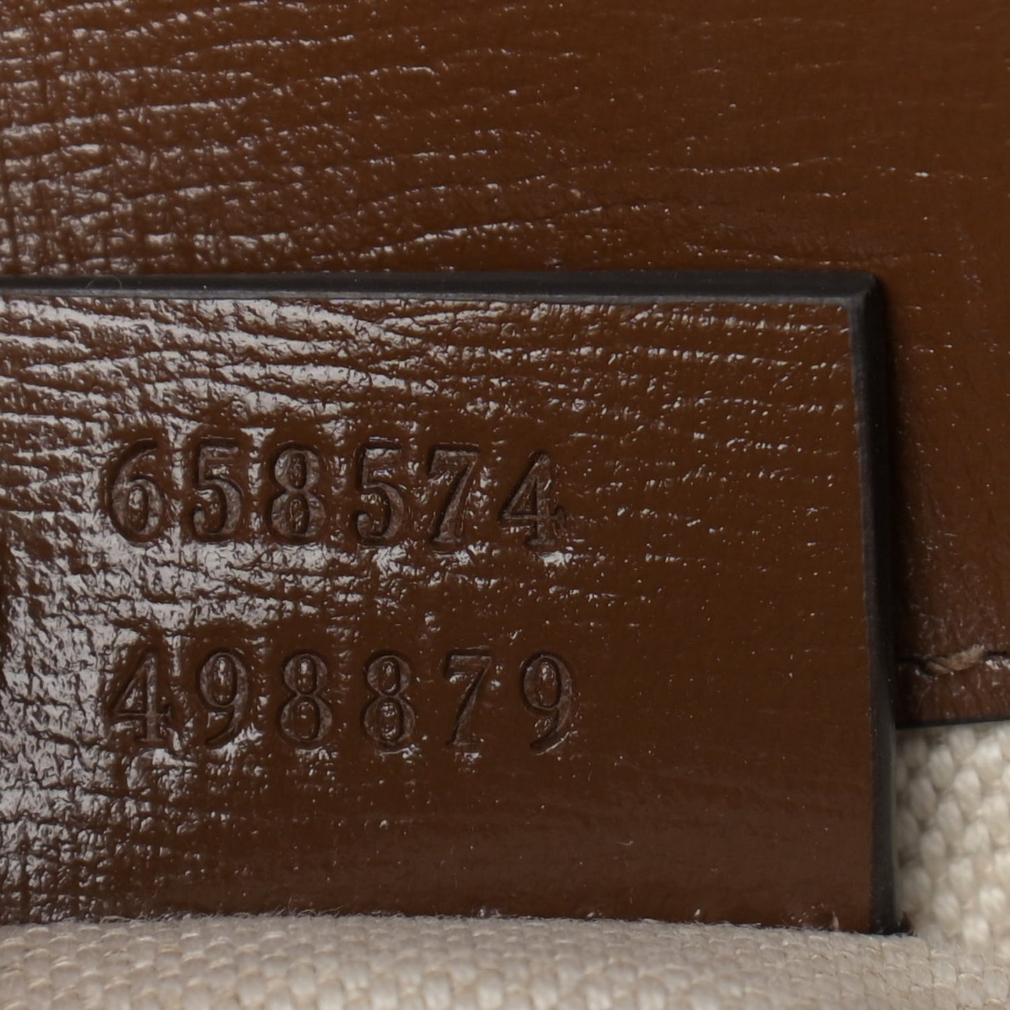 GG Supreme Monogram Web Mini Horsebit 1955 Shoulder Bag Beige Brown Sugar