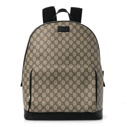 Gucci GG Supreme Monogram Medium Backpack Black 1 of 11
