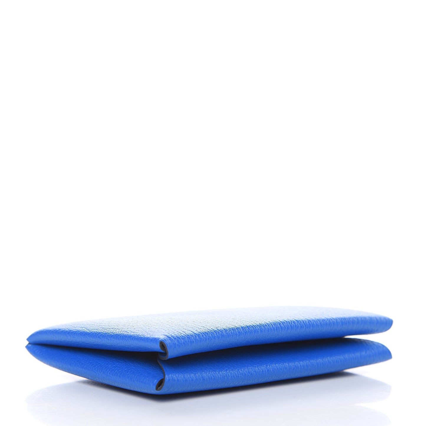 Chevre Mysore Calvi Card Case Bleu Hydra