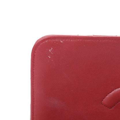 Chanel Lambskin Quilted Small Single Flap Red 12 of 20