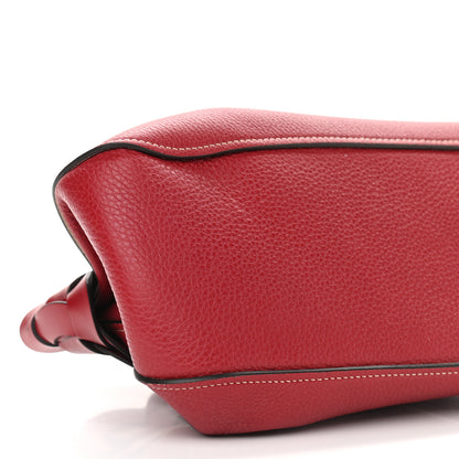 Chloe Grained Calfskin Darryl Clutch Red 8 of 9