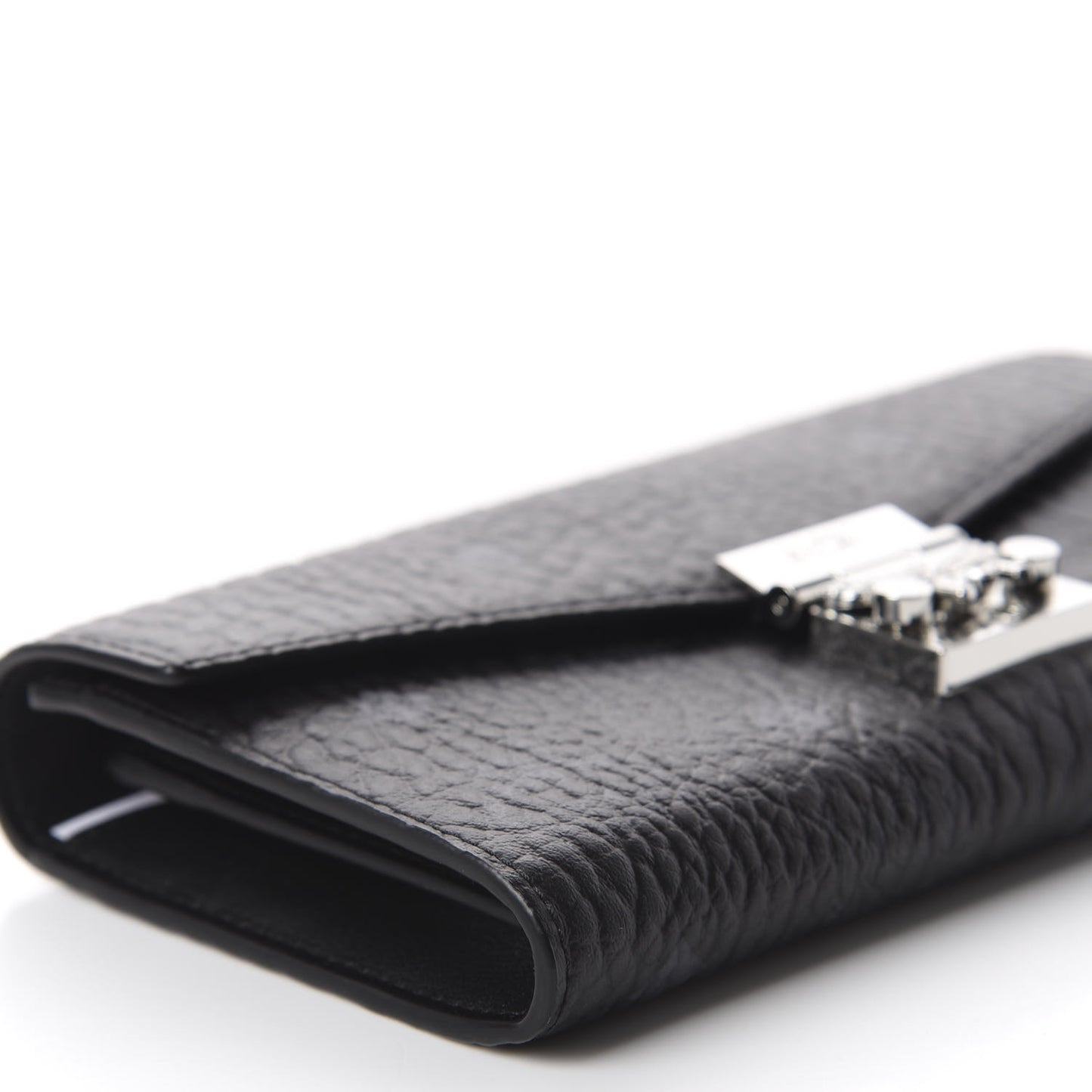 Visetos Large Patricia Wallet On Chain Black