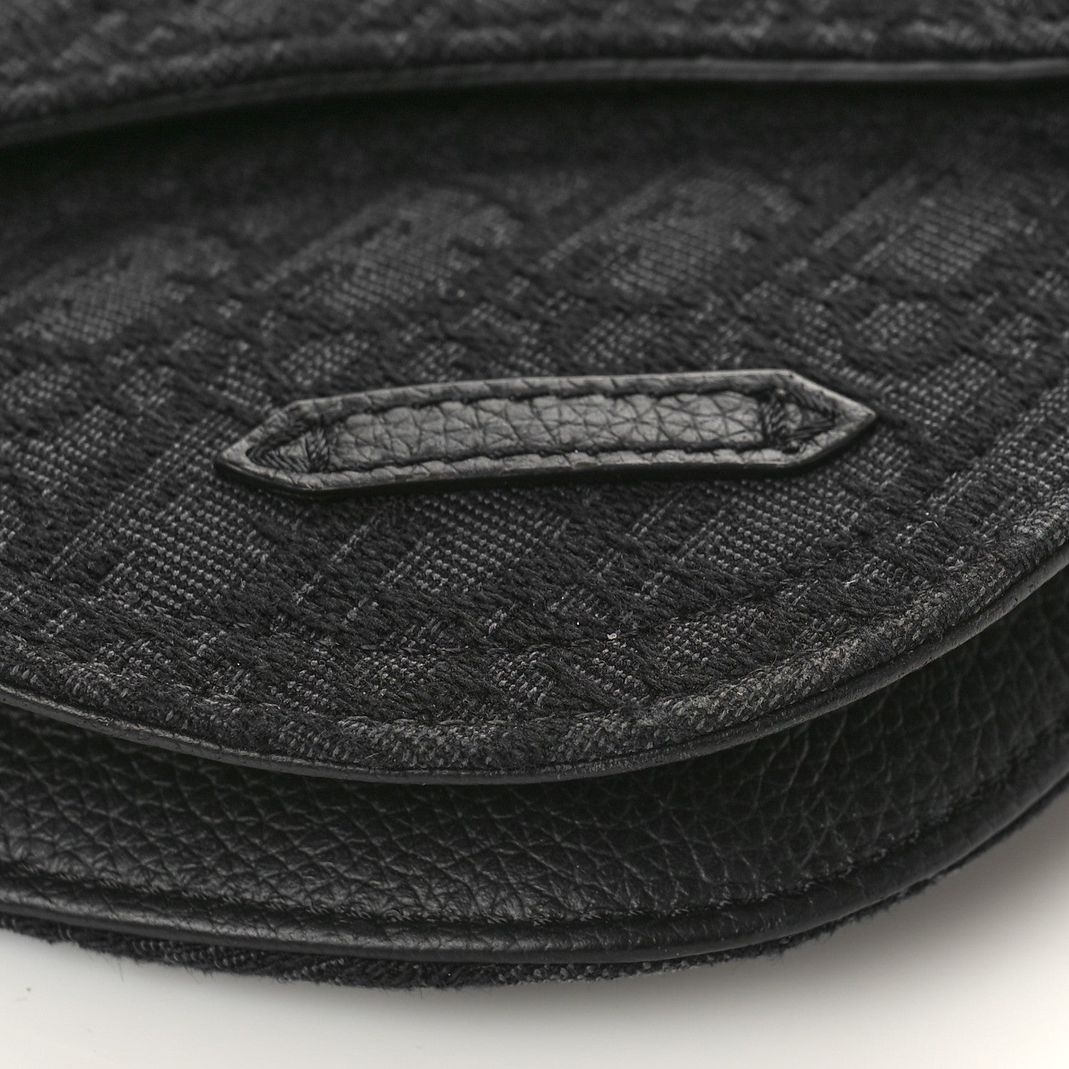 Christian Dior Oblique Saddle Messenger Pouch Blue Black 9 of 9