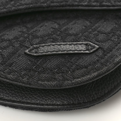 Christian Dior Oblique Saddle Messenger Pouch Blue Black 9 of 9