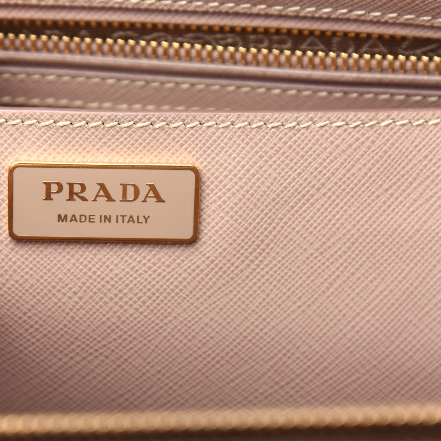 Prada Saffiano Large Galleria Double Zip Tote Cammeo 6 of 10