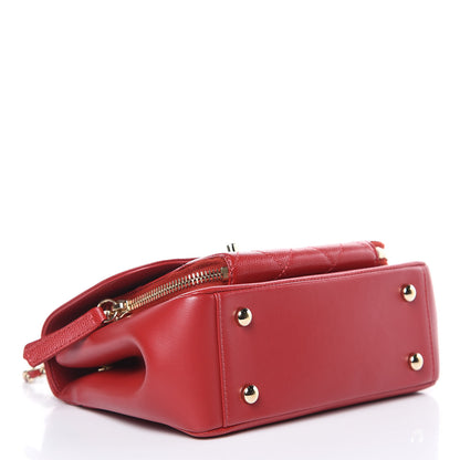Chanel Caviar Quilted Small Business Affinity Flap Dark Red 4 of 9