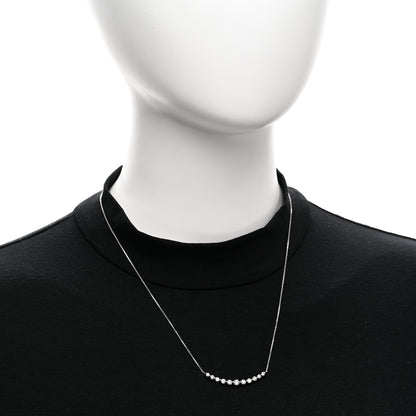 Parker & West by FASHIONPHILE 18K White Gold Diamond 1.00ctw Graduated Station Necklace 2 of 5