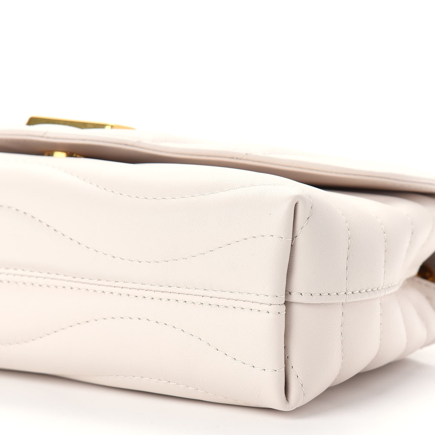 Louis Vuitton Calfskin LV New Wave Chain Bag Ivory 8 of 8