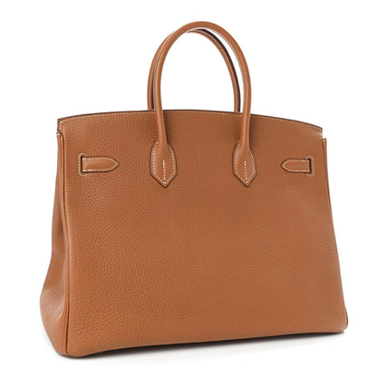 Hermes Togo Birkin 35 Gold 3 of 37