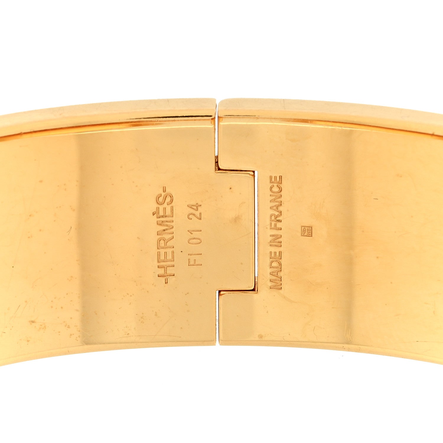 Hermes Enamel Wide Clic Clac H Bracelet PM Baroque 3 of 3