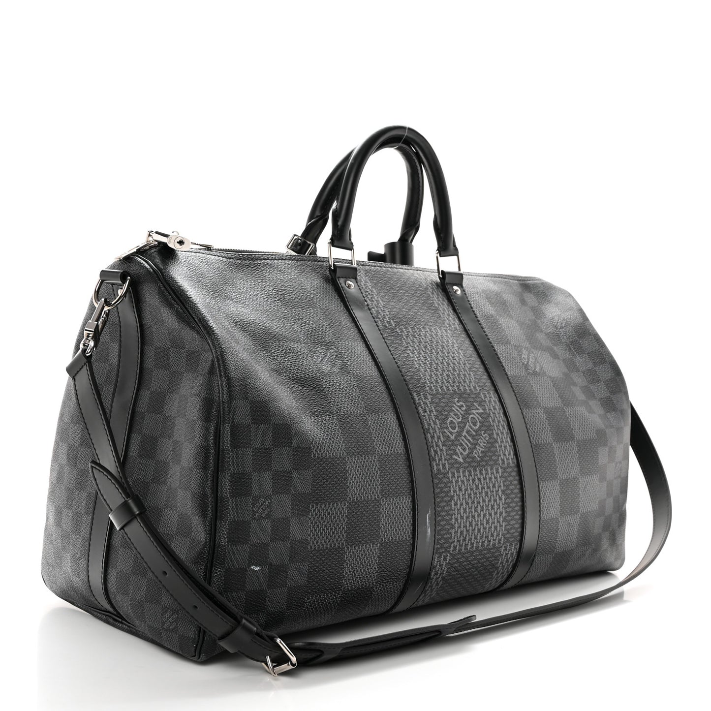 Damier Graphite 3D Keepall Bandouliere 50
