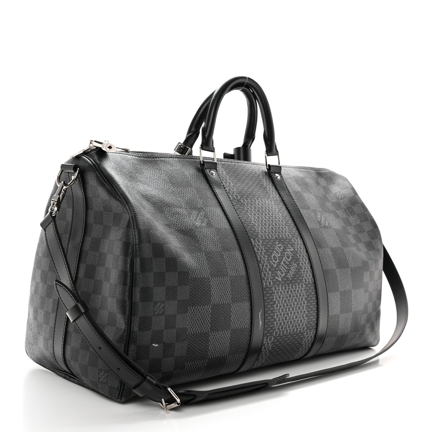 Louis Vuitton Damier Graphite 3D Keepall Bandouliere 50 2 of 18