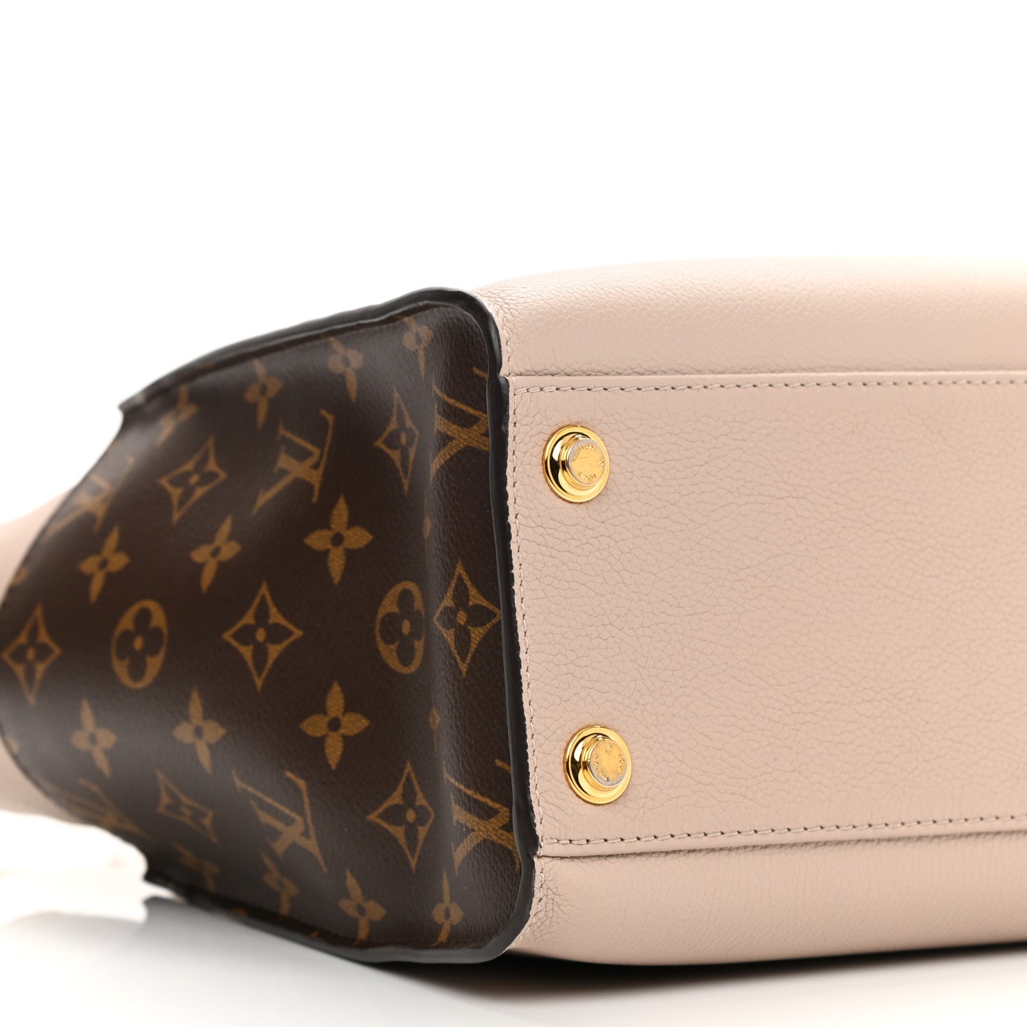 Louis Vuitton Calfskin Monogram On My Side Greige 9 of 10