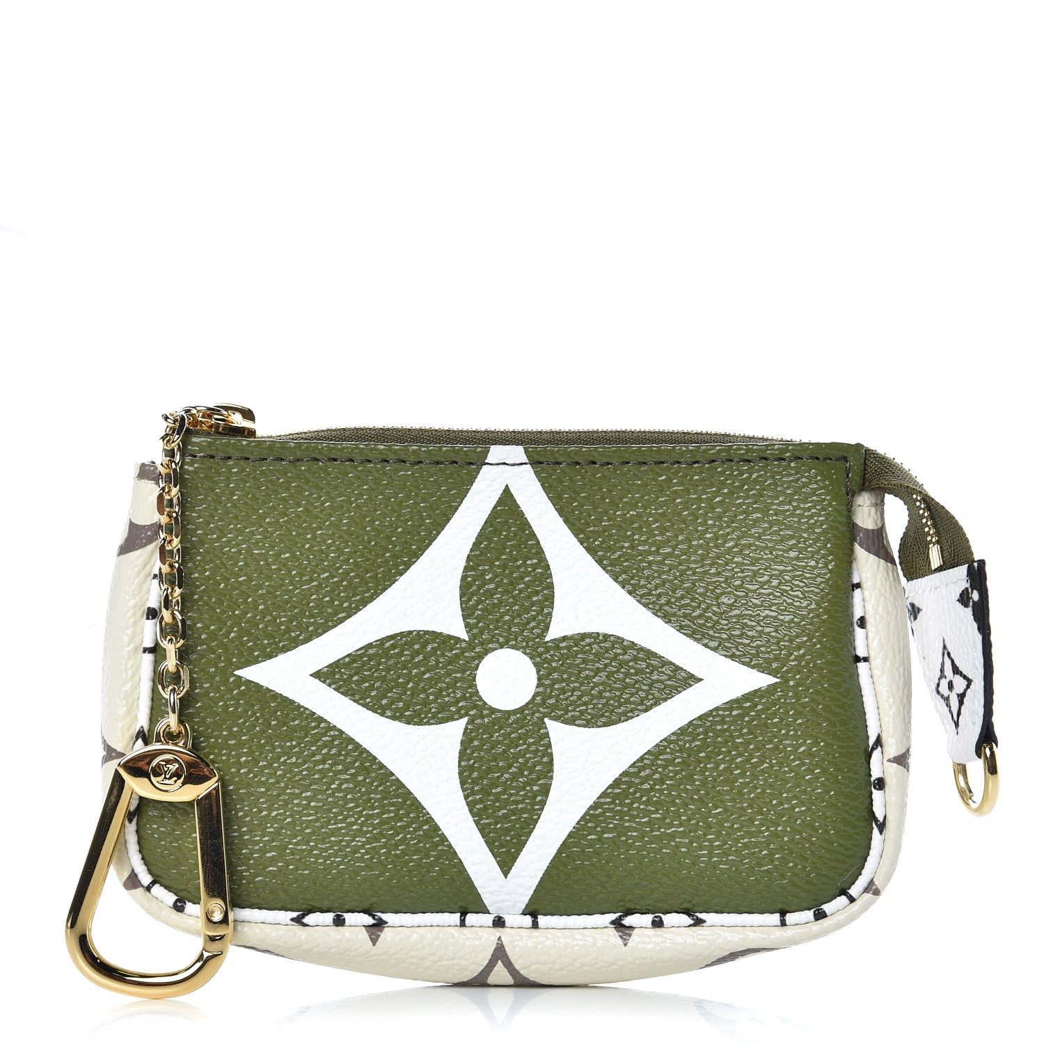 Louis Vuitton Monogram Giant Micro Pochette Accessories Kaki White 1 of 7