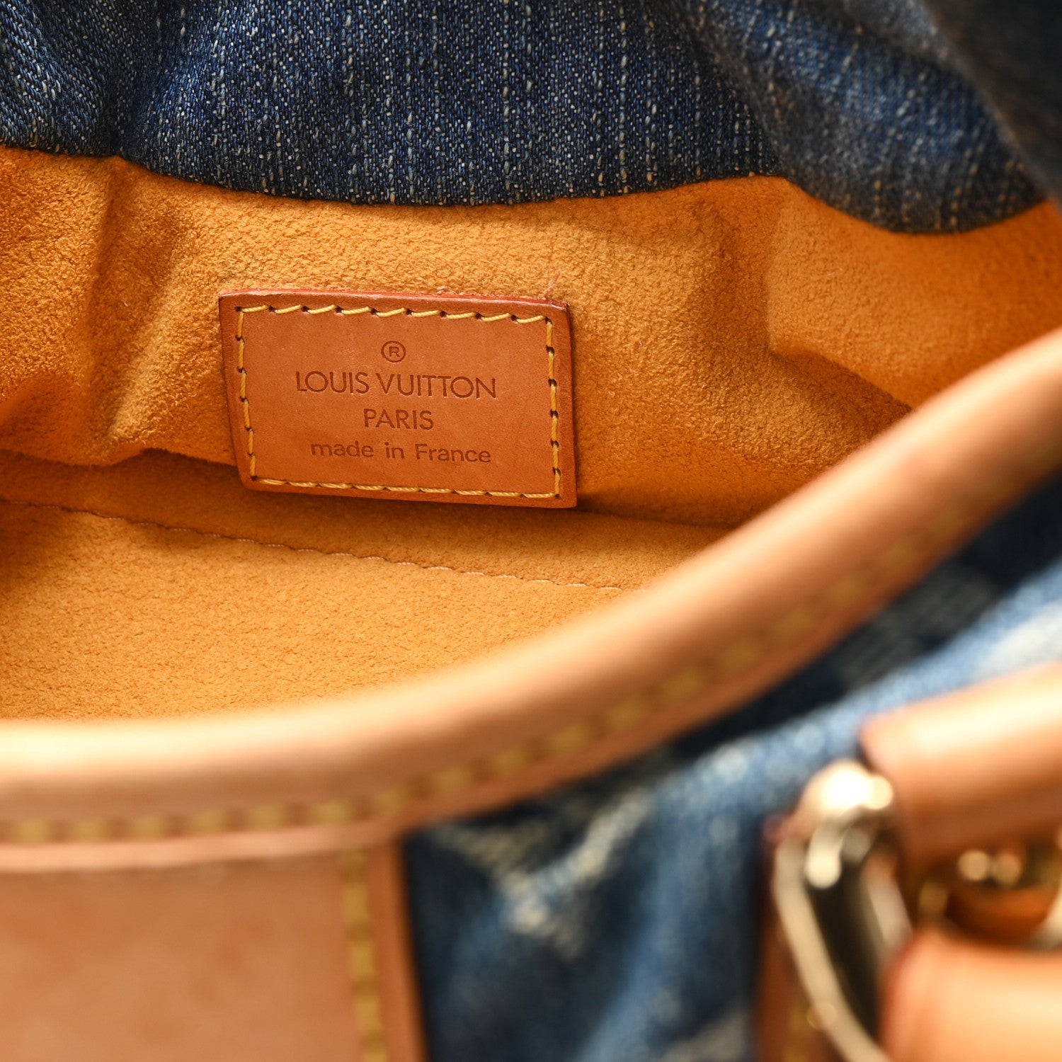 Louis Vuitton Monogram Denim Pleaty Blue 6 of 11